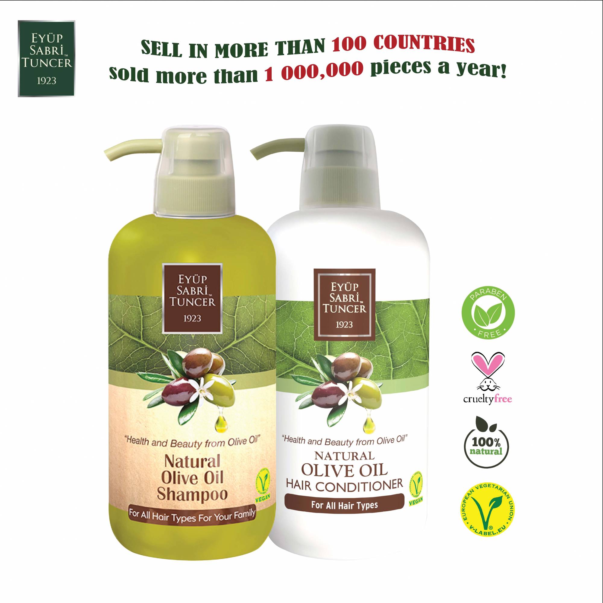 Natural Olive Oil Shampoo/600ml