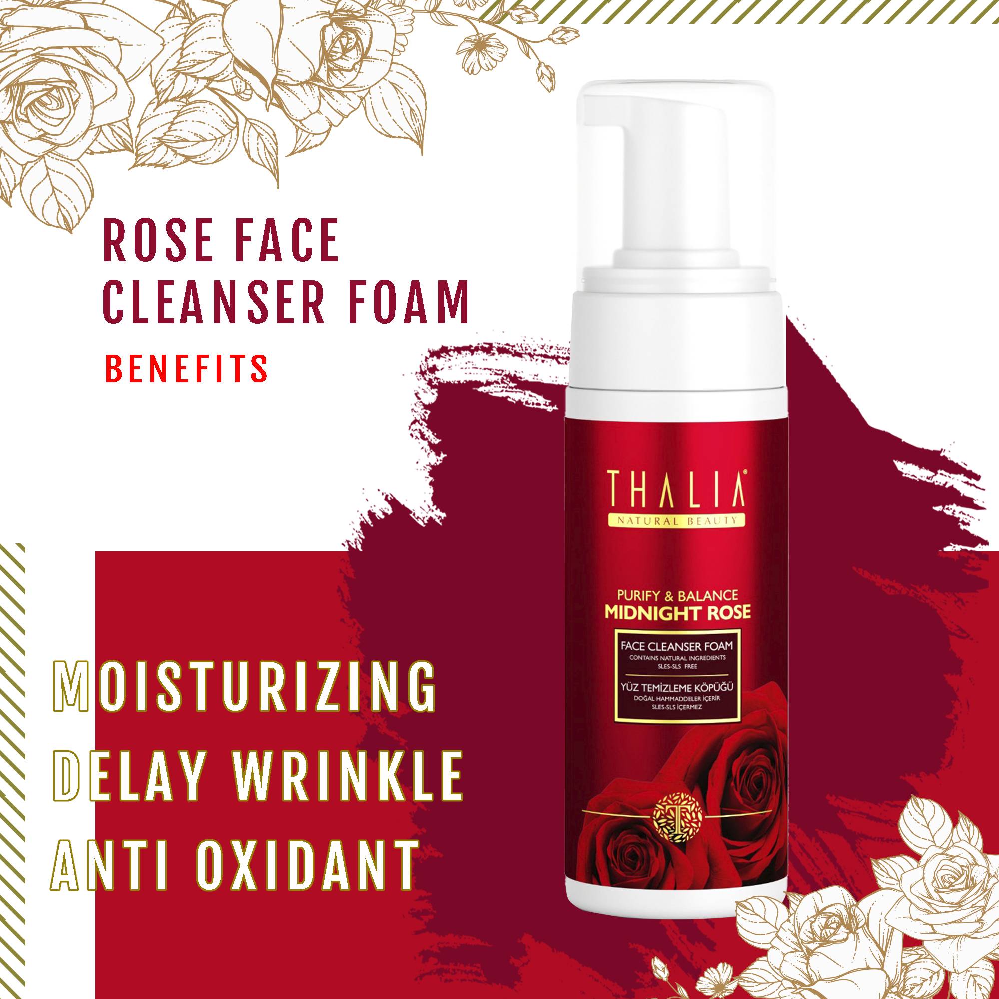 Thalia Rose Facial Cleanser Foam 150 ml