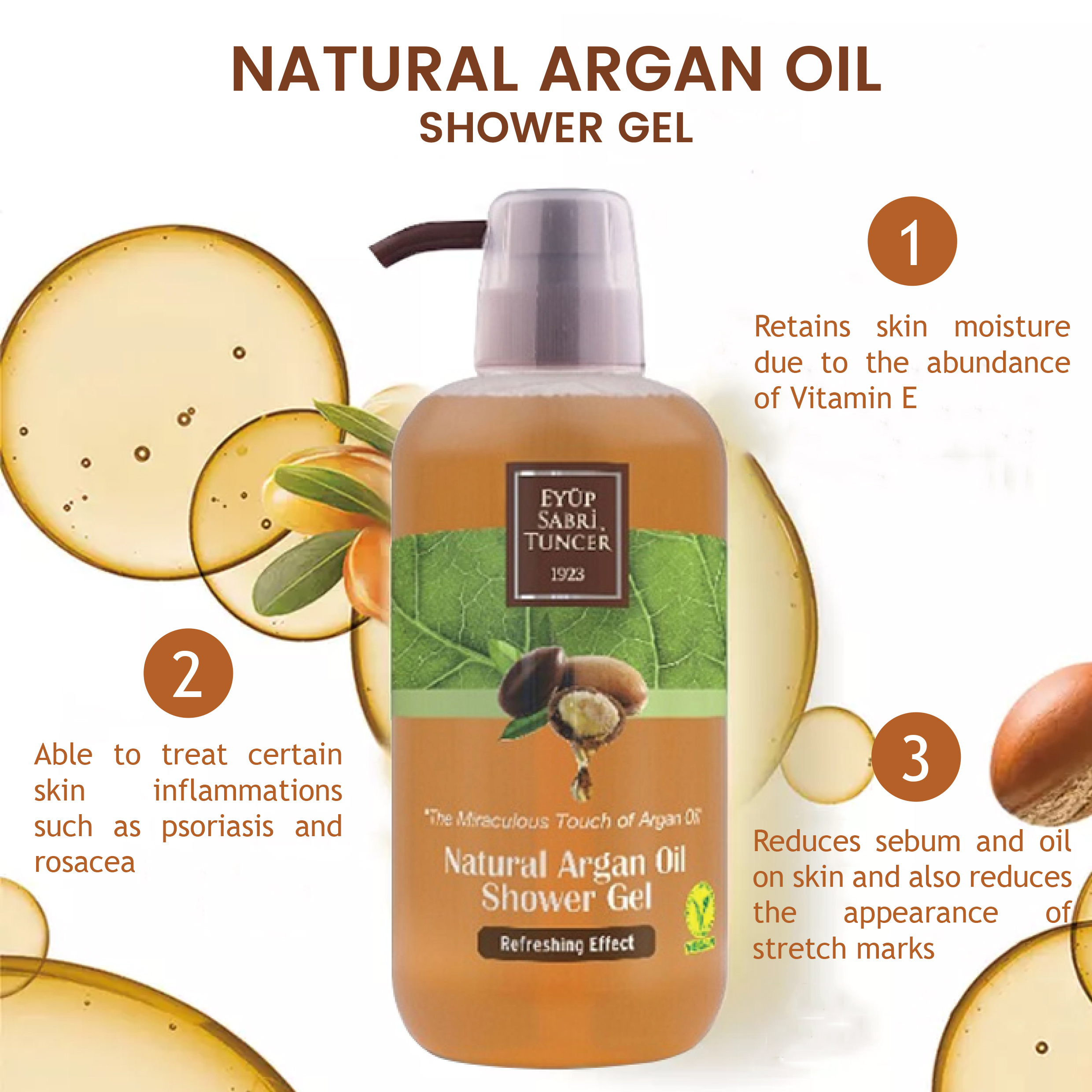 Natural Argan Oil Shower Gel